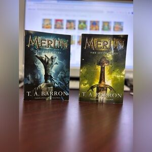 Merlin book 1 & 2 T.A Baron series set​